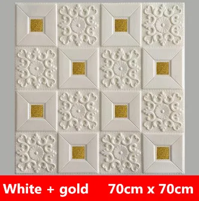 White and gold Стиль крыши украшения обои 3d стерео наклейки на стены водонепроницаемый Потолок наклейка спальня потолок самоклеящиеся обои - Цвет: White and gold