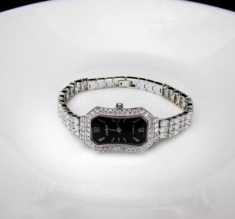 S925 Sterling Silver Vintage Thai Silver Fashion New Bracelet Female Gift Quartz Watch Detachable Section Bracelet
