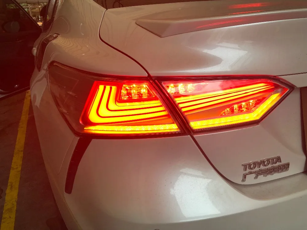 Карбо 2018 автомобильный Стайлинг задний фонарь для Toyota Camry задние светильник s camry