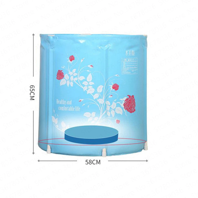 Складная пластиковая бочка для ванны взрослых изолирующая домашняя детская