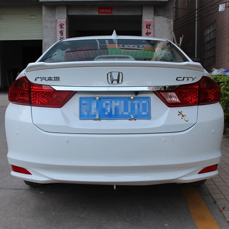 Для Honda City спойлер 2015 2016 2017 автомобильное украшение в виде хвостового крыла ABS