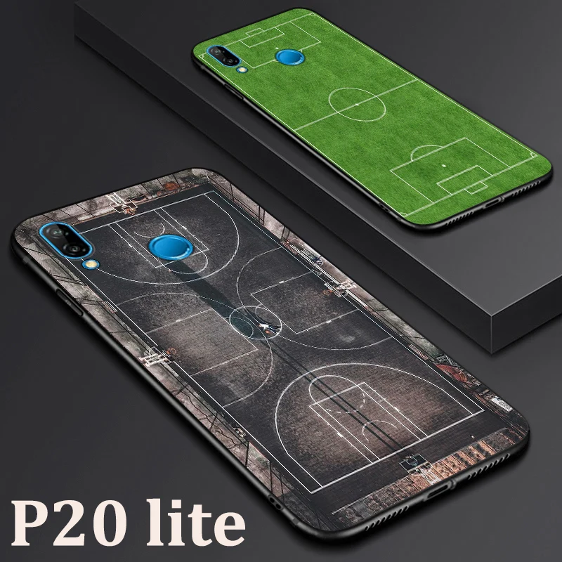 2 шт. баскетбольная футбольная задняя крышка для Huawei P20 lite чехол мягкий P20lite P 20