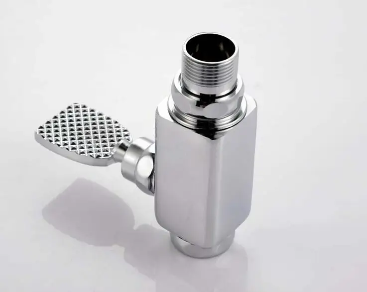 Ножной пресс тип общественного туалета/туалет стул клапан промывки медь