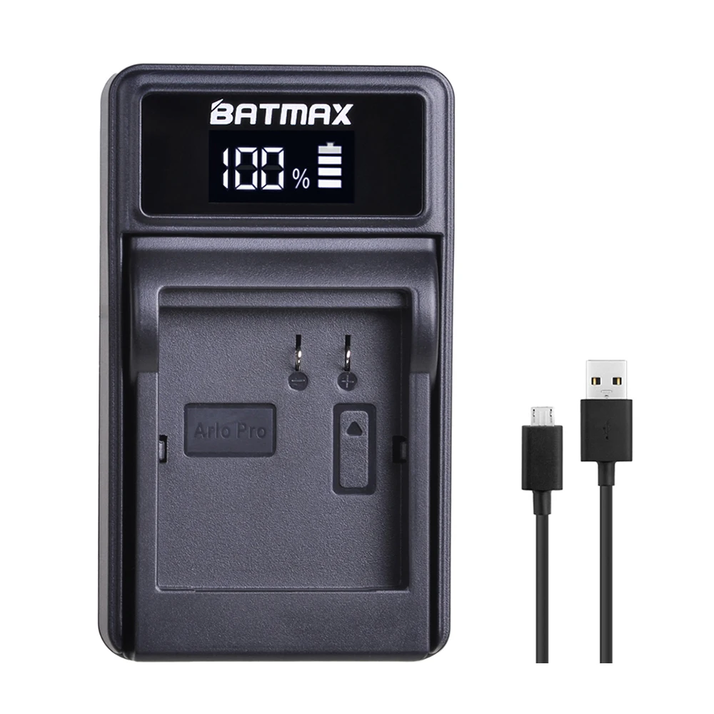 Устройство зарядное Batmax со светодиодный ным дисплеем и USB светильник том для