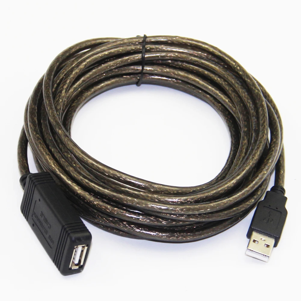 Lballist активный репитер USB2.0 кабель-удлинитель для мужской женский двойной экранированный встроенный ic чипсет 5, 10 м, 15 м, 20 м возможностью погружения на глубину до 30 м