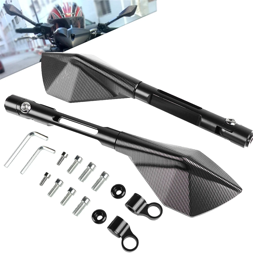 Полностью алюминиевое мотоциклетное зеркало заднего вида с ЧПУ для Honda 600 CBF HORNET