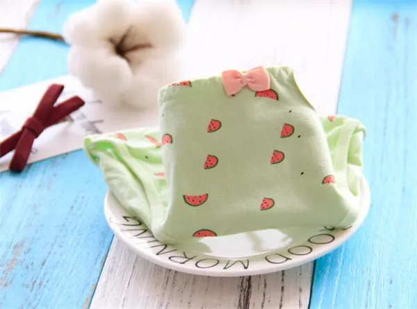 2018 нижнее белье для девочек трусики с бантом и низкой талией трусы