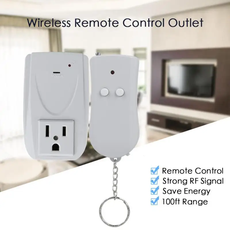 LEMAIC US Plug 433MHz Smart Remote Socket Control Wireless wifi socket plug outlet remote Home New |