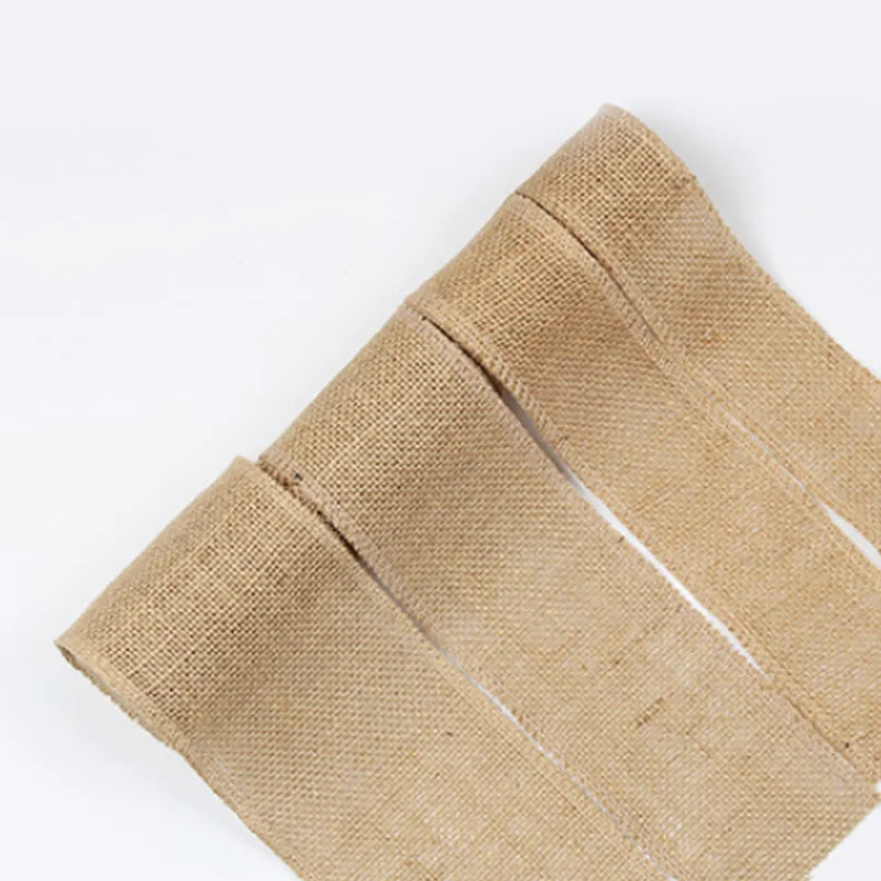 Новые Вечерние, популярные, сделай сам, свадебные сумки, материал, пеньковая лента, натуральные поделки, декоративная подарочная оберточная лента из джута, мешковины, 1 м/рулон