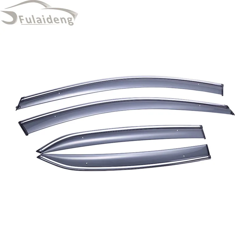 4pcs For Kia optima- Car door window visor car sun visor wind deflectors Weather Shield Car Styling Accessories