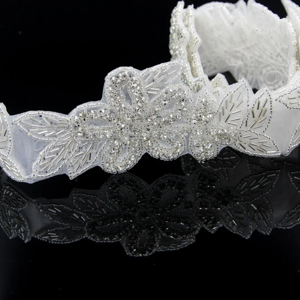 1 ярд 6 см ширина Блестящий горный хрусталь Аппликация Прозрачный кристалл