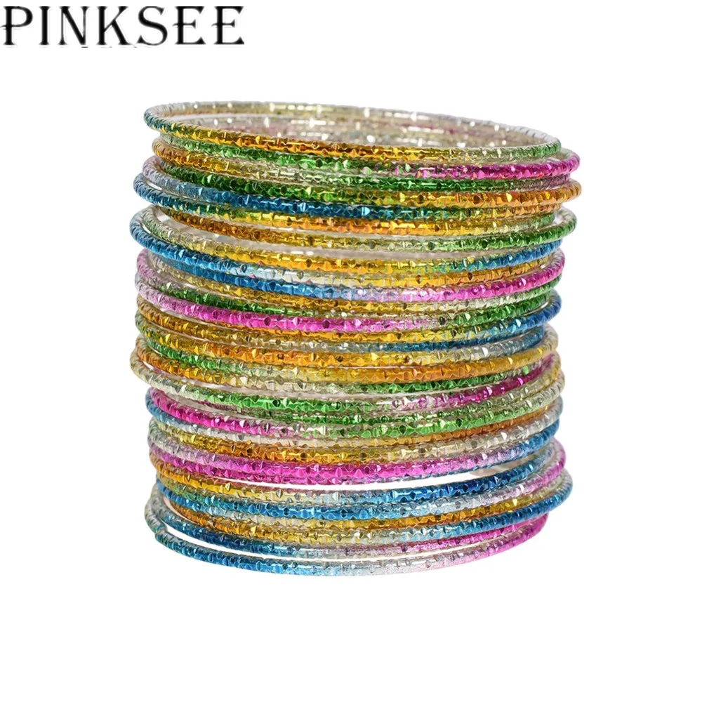 Детский Браслет PINKSEE 10 шт. модный браслет из сплава разных цветов для мальчиков и