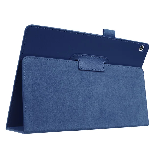 Dark Blue Из искусственной кожи чехол для huawei MediaPad T5 10 Крышка для huawei Медиа Pad AGS2-W09 AGS2-L09 AGS2-L03 AGS2-W19 10,1 дюймов крышка чехол s - Цвет: Dark Blue