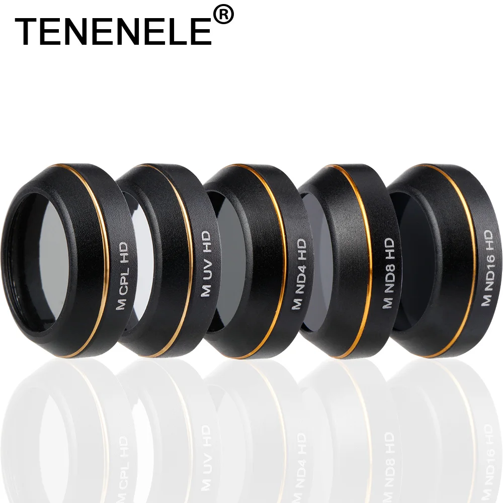 Комплект фильтров TENENELE для объектива Mavic Pro фильтр дрона UV C PL ND4 8 16 DJI круговой