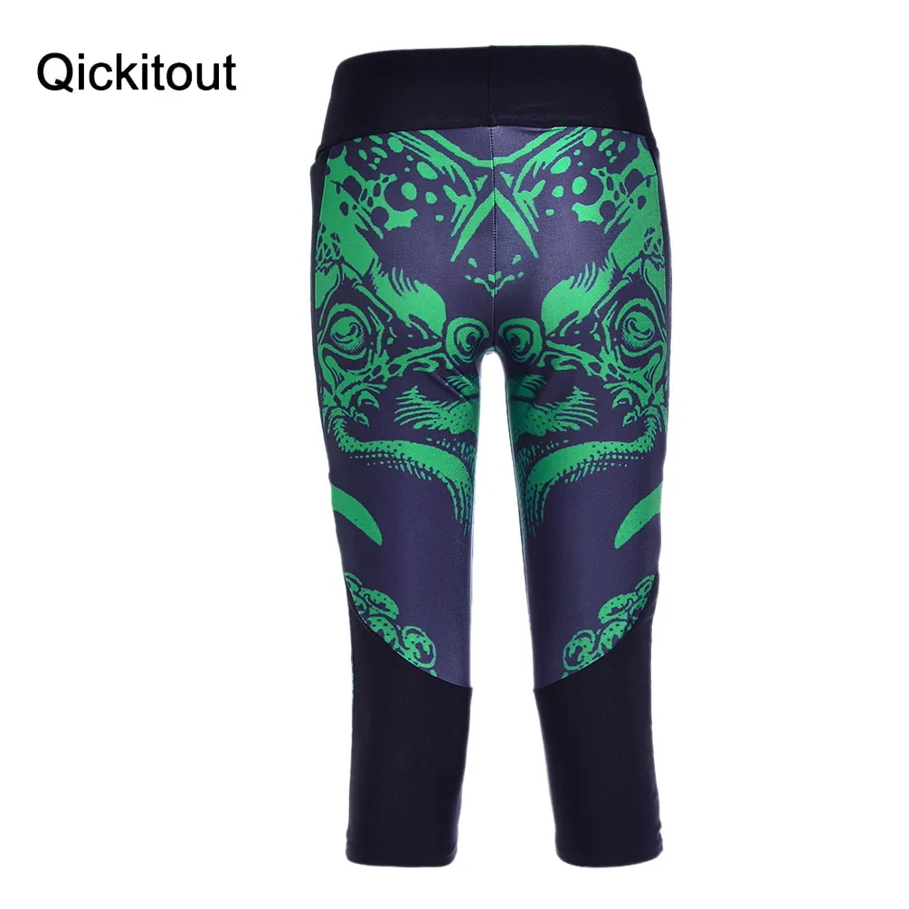 Новые сексуальные горячие продажи женские брюки с 7 точками леггинсы Зеленый