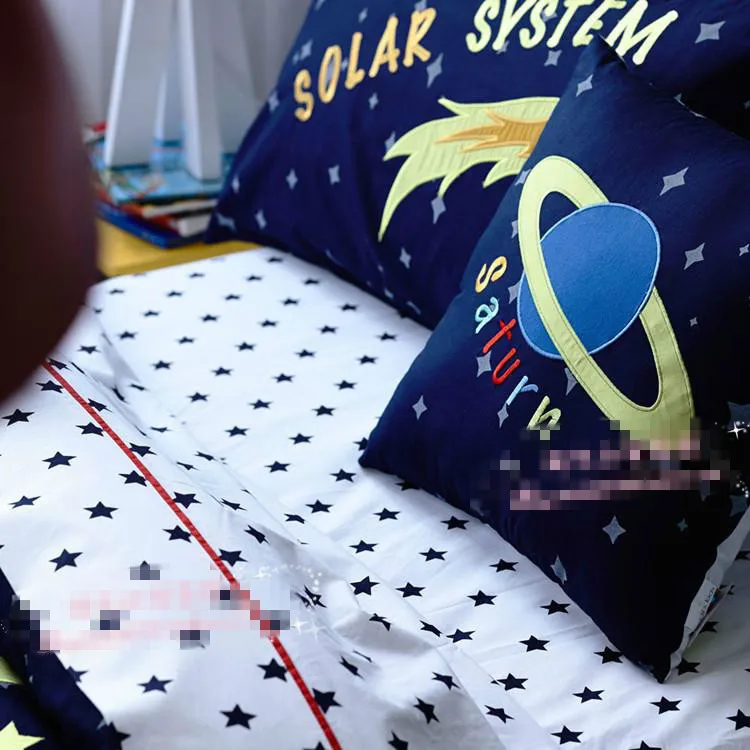 Бесплатная доставка набор постельного белья с аппликацией из мультфильма