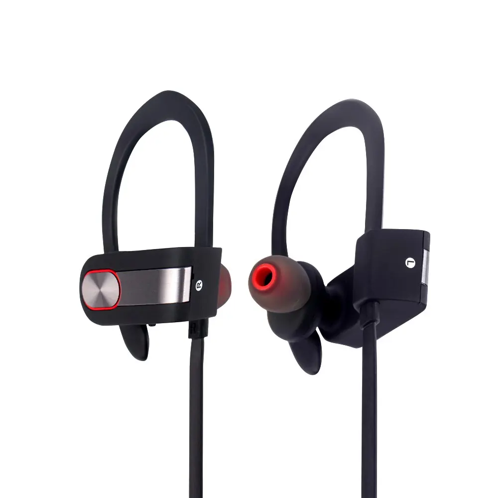 Беспроводные наушники Bluetooth 4 1 спортивные в ухо с микрофоном для телефона iphone