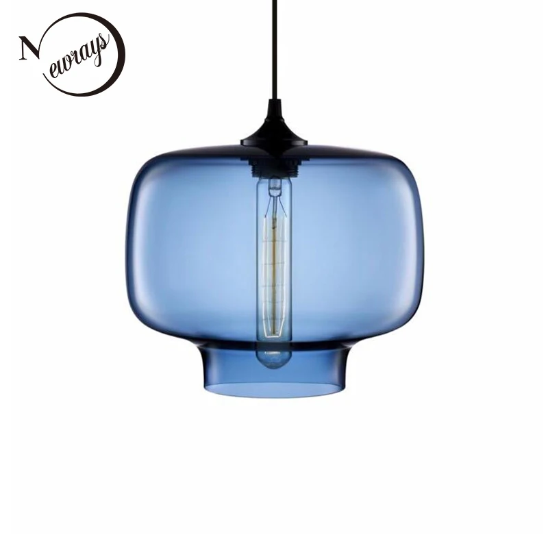 Современный американский стеклянный абажур в стиле лофт освещение подвесные