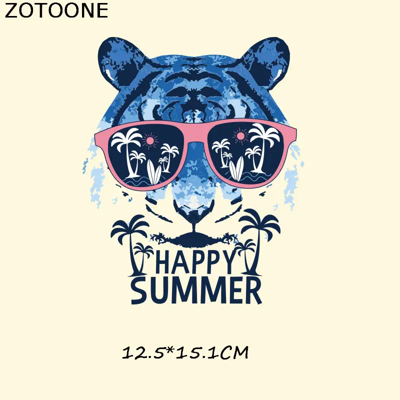 439 ZOTOONE, дизайн, животные, серия, патч, футболка, пресс, стикер, а-уровень, моющийся, утюжок, Переводные патчи для одежды F - Цвет: 439