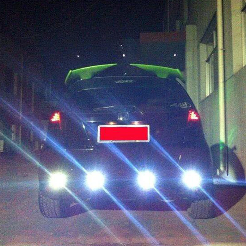 2 pcs/lot 21mm Car styling LED DRL Eagle Eyes Daytime Runing lights 12V 9W 6000K Warning Fog Lamp Reversing Signal | Автомобили и