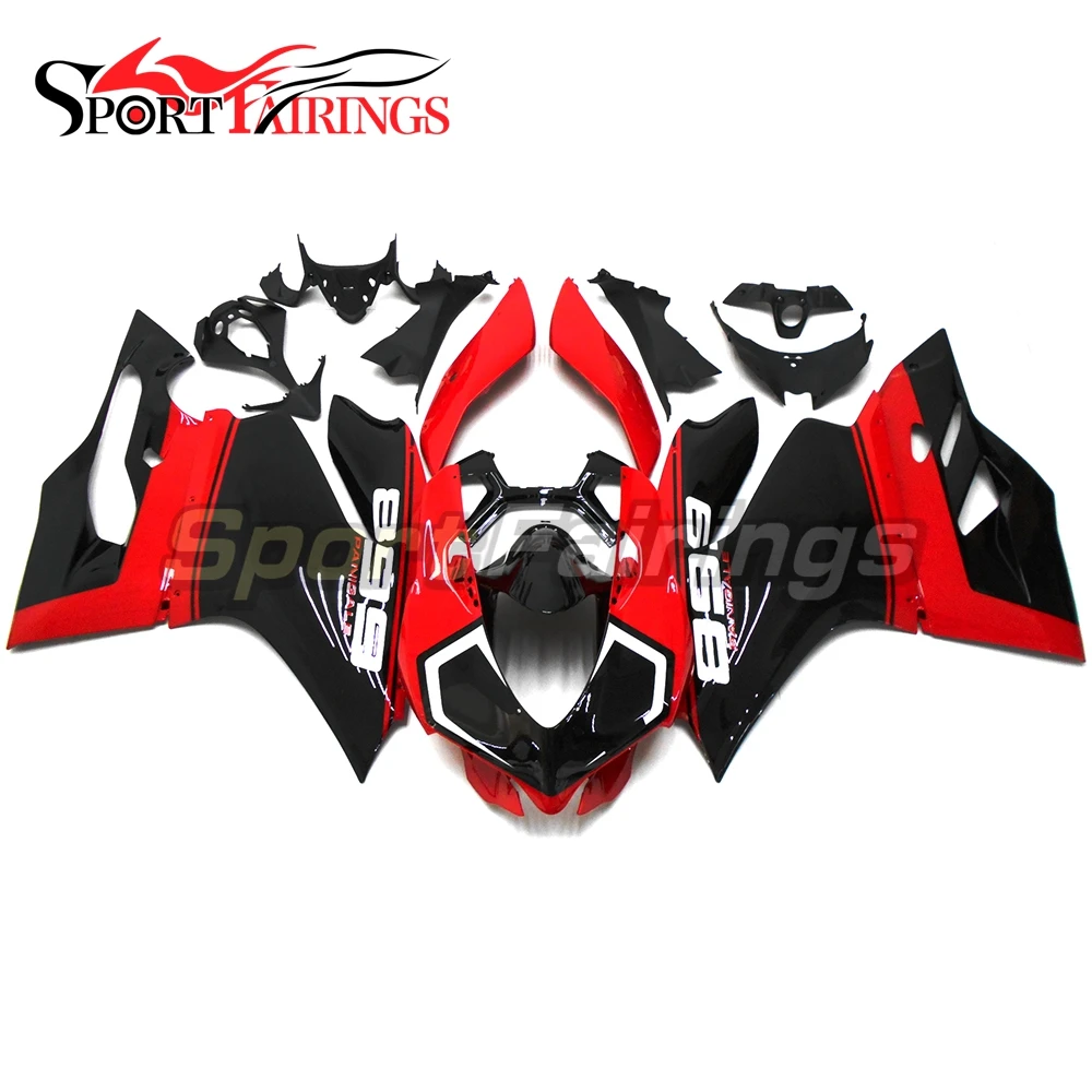 

Complete Fairings For DUCATI 899 1199 Year 2012 2013 ABS Motorcycle Full Fairing Kit Bodywork Cowlings Red Gloss Black Cowlings
