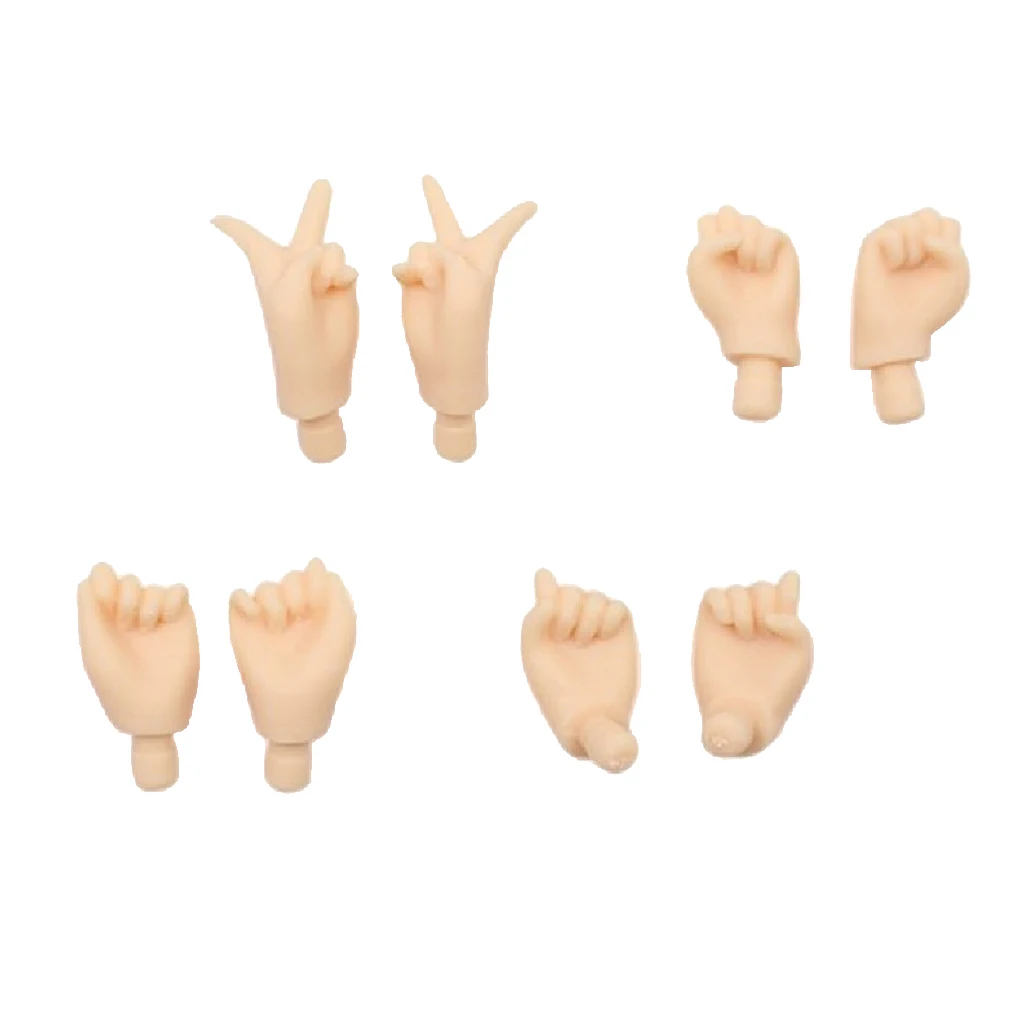 4 пары высококачественные руки сделай сам подвижные для 12 дюймов RBL Neo Blythe