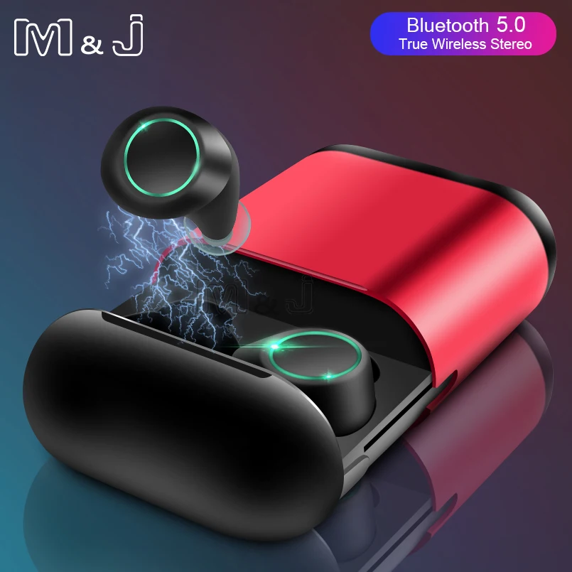 Беспроводные наушники Bluetooth TWS 5 0 стерео с микрофоном спортивная Гарнитура для