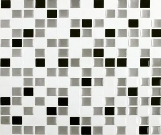 

Backsplash Tile for Kitchen Marble Square Peel and Stick Tile Adhesive Vinyl Wall Tiles Urban Mosaic 9.8" X 9.8"