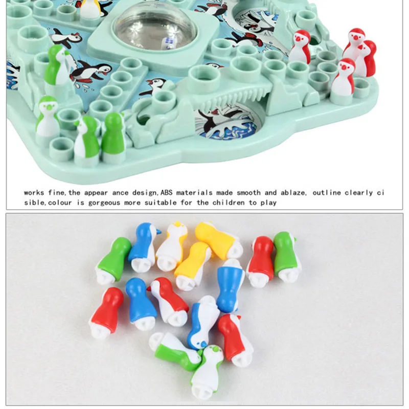 

1 Set Penguin Game Toy Dice Desktop Competition Funny Educational Children Kids Gift BM88