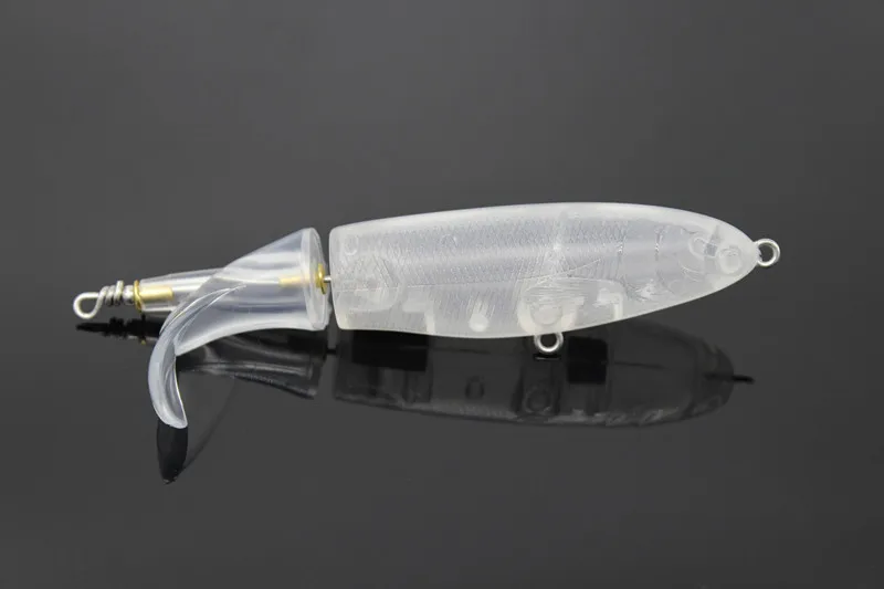 90mm GYFISHING 10 шт Неокрашенный Рыбалка гамбургер тракторов Topwater заготовок Вилки - Цвет: 90mm