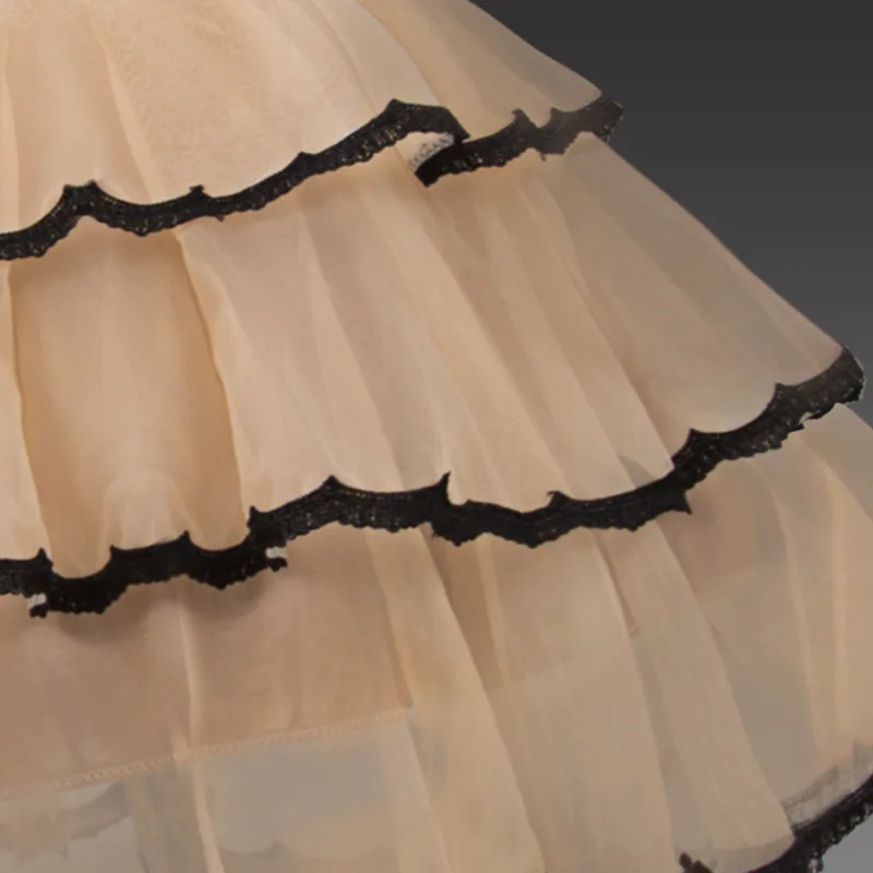 Girls Dress Lace Elegant 2 3 4 5 6 Years Baby Sleeveless Princess Layered Party Rainbow Sequins Kids Clothes | Детская одежда и