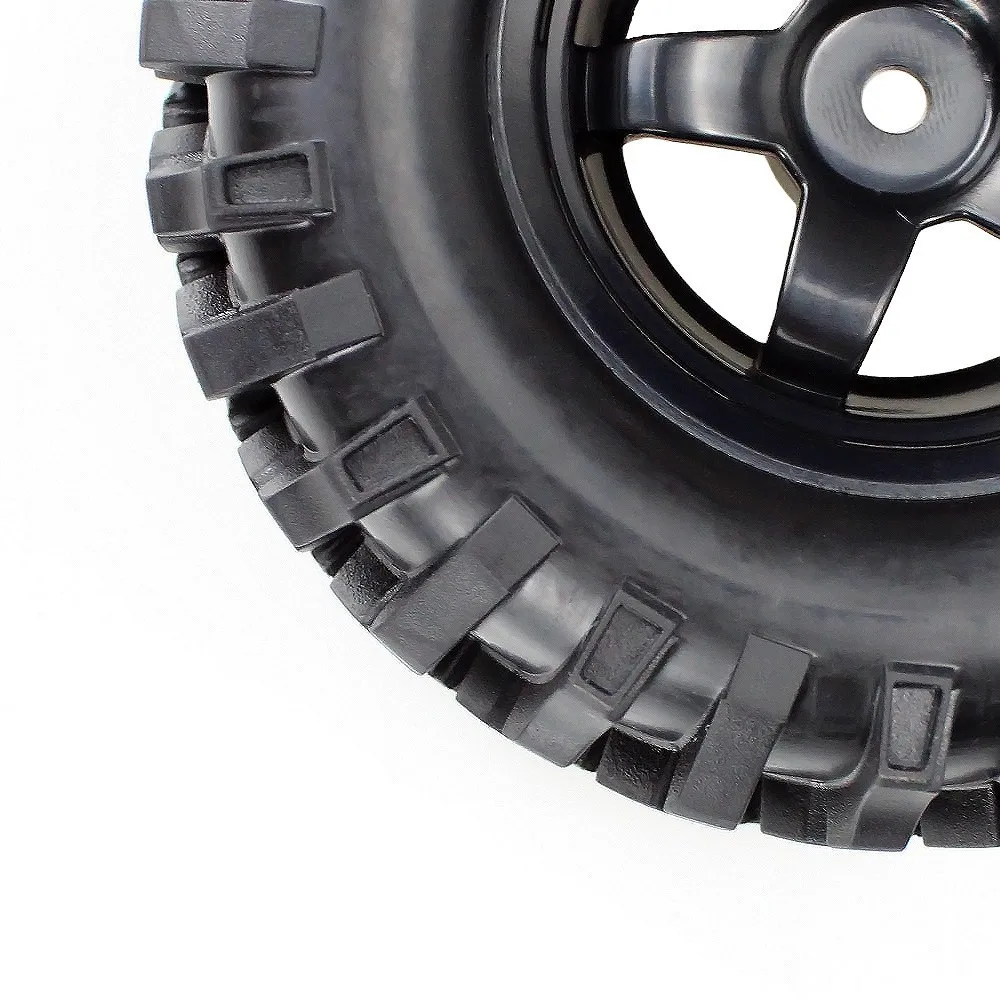 4 шт. 1 9 дюйма резиновые шины и колесные диски OD 96 мм для 1/10 RC Crawler Axial SCX10 D90 F350|Детали