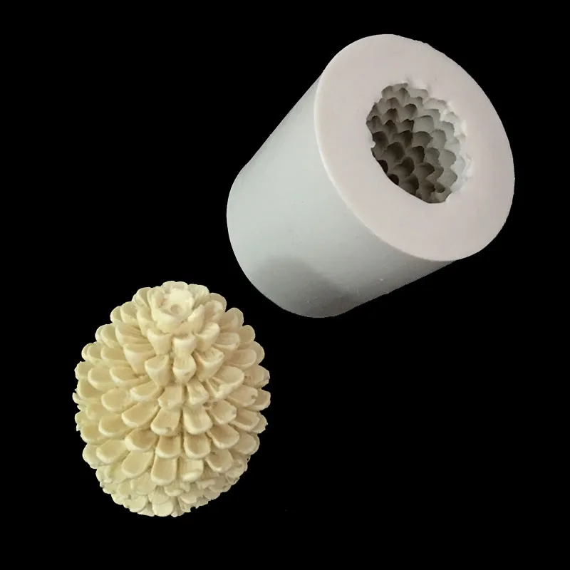 Minsunbak новая Pinecone форма силиконовая для ручной работы свечи популярные и
