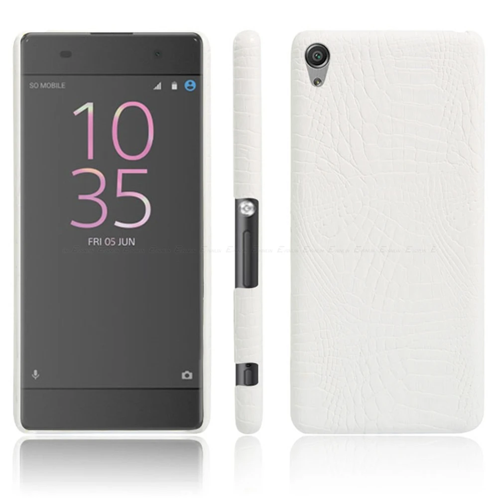 Пластиковая Задняя крышка с узором змея, крокодил для sony Xperia XZ XA Ultra X Performance Z5 Compact Premium Z4 Z3 кожаный чехол для телефона