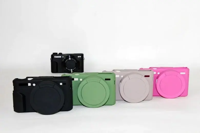 Мягкий силиконовый защитный чехол для камеры задняя крышка объектива Canon G7XII G7X mark