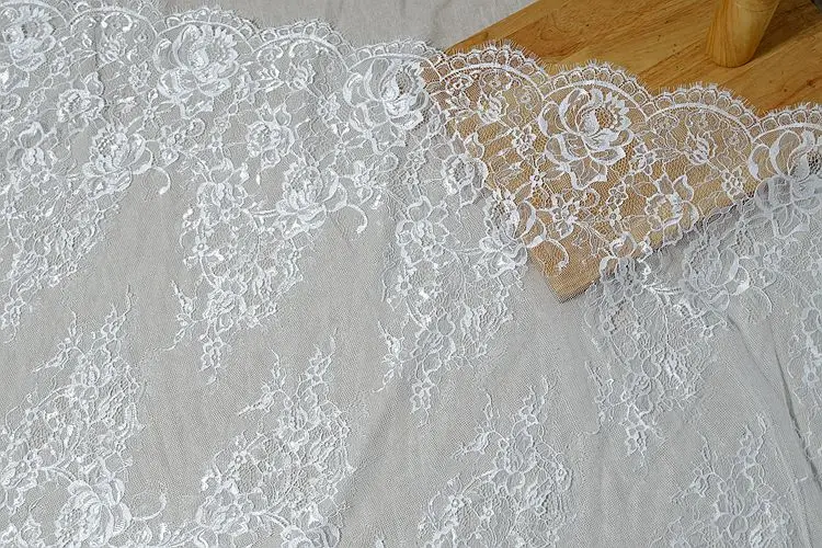 LASUI Width76 см * 3 м = 1 шт. новая французская кружевная ткань для ресниц Diy свадебное