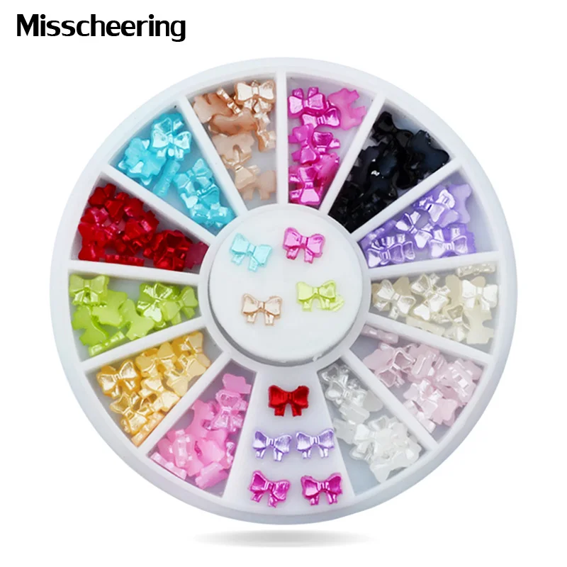 5 мм новые бабочки смолы украшения для ногтей Стразы очарование 3d Советы стикер