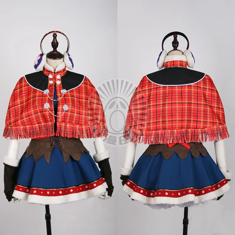 Костюм для косплея минами Котори ловелива урср Пробуждение снежное зимнее