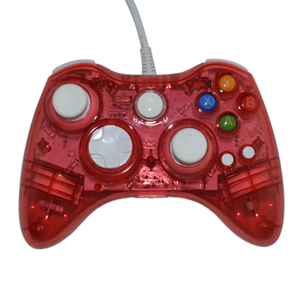 USB Проводная игровая ручка светодиодная светящаяся цветная портативная панель