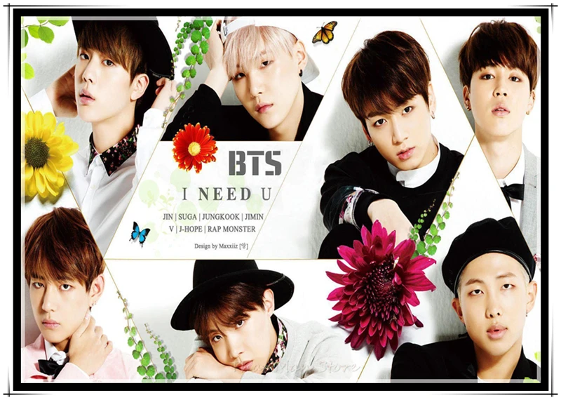 Kpop bangtan boysPoster наклейки на стену с четким изображением, украшение для дома, хорошее качество, принты, бумага с белым покрытием, для домашнего творчества, бренд без рамки