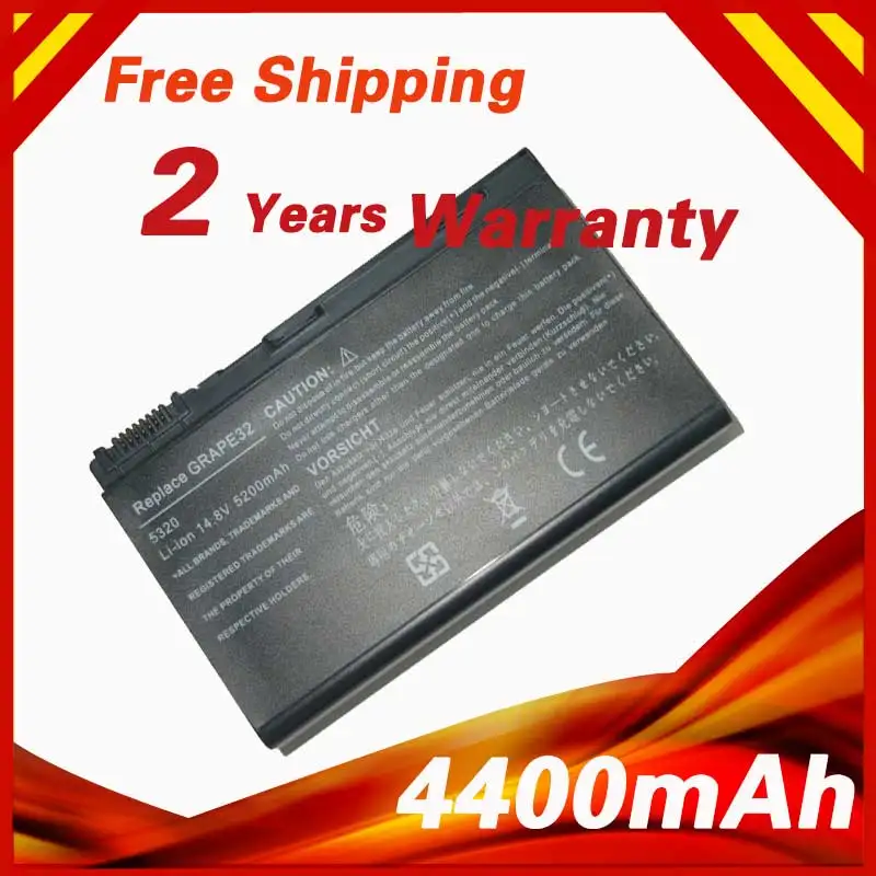 Аккумулятор для ноутбука Acer TravelMate 5220 8 ячеек 5220G 5230 5310 5320 5330 5520 5530 5710 5720 5730|laptop battery