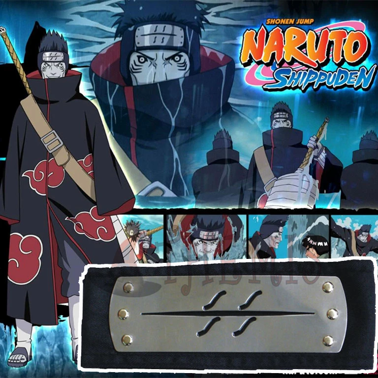 Athemis akatsuki повязка на голову для Renegade костюм косплея ниндзя показано цвет: черный
