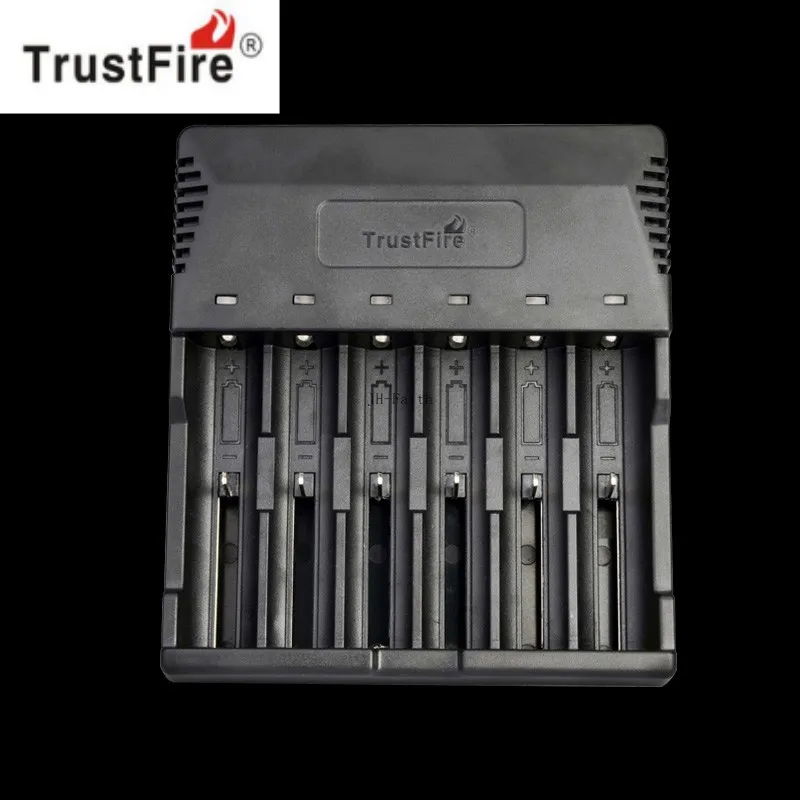 Trustfire быстрое универсальное Цифровое зарядное устройство интеллектуальное с 6