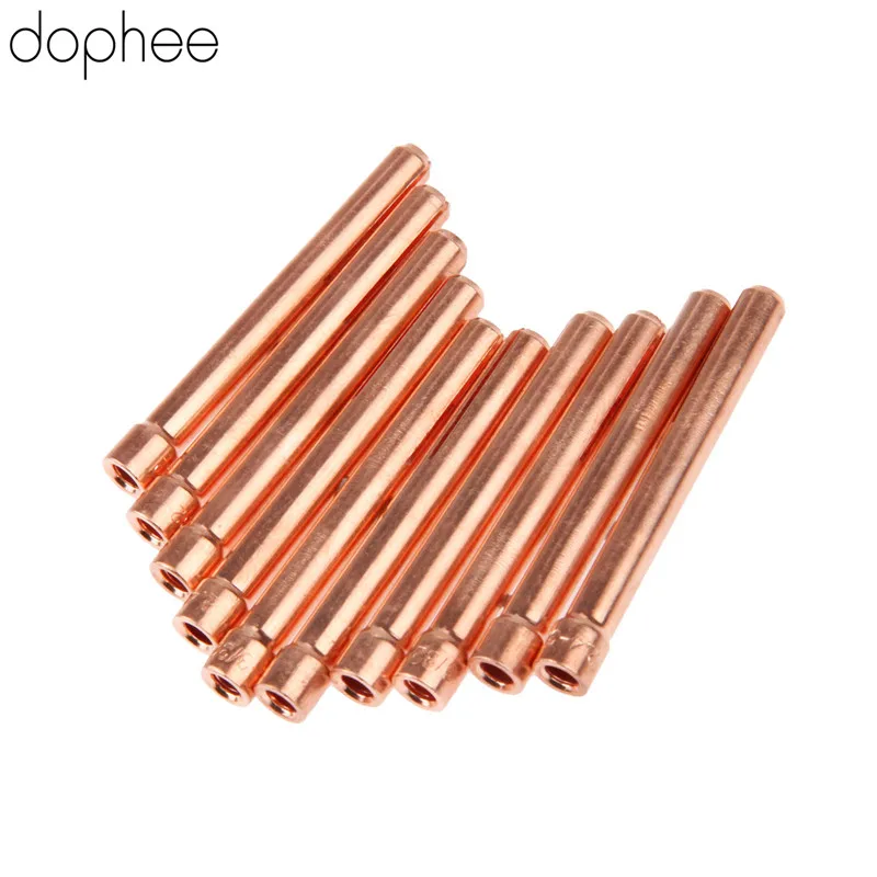 dophee 10pcs 3/32&quot 10N24 TIG Collet Tips For WP17 18 26 Welding Torch Series Miller Diamondback DB17 and DB26 Torches New |