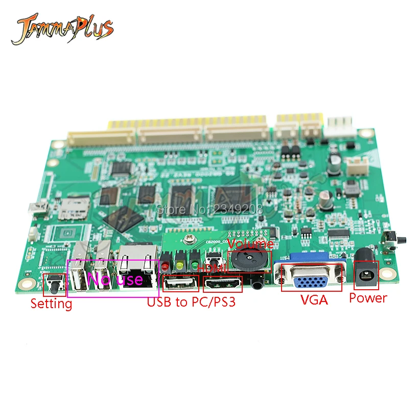 DIY jamma набор аркадных игр игровой комплект 2020 в 1 Multigame печатной платы с 8 способ