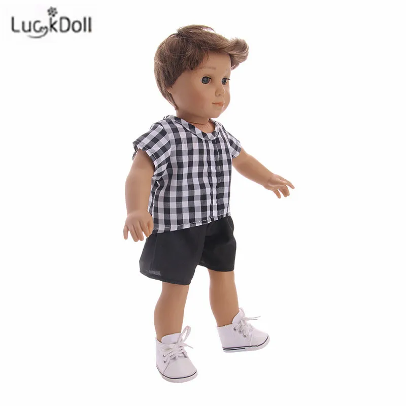 Повседневный костюм LUCKDOLL 18 дюймов американская кукла 43 см аксессуары для одежды