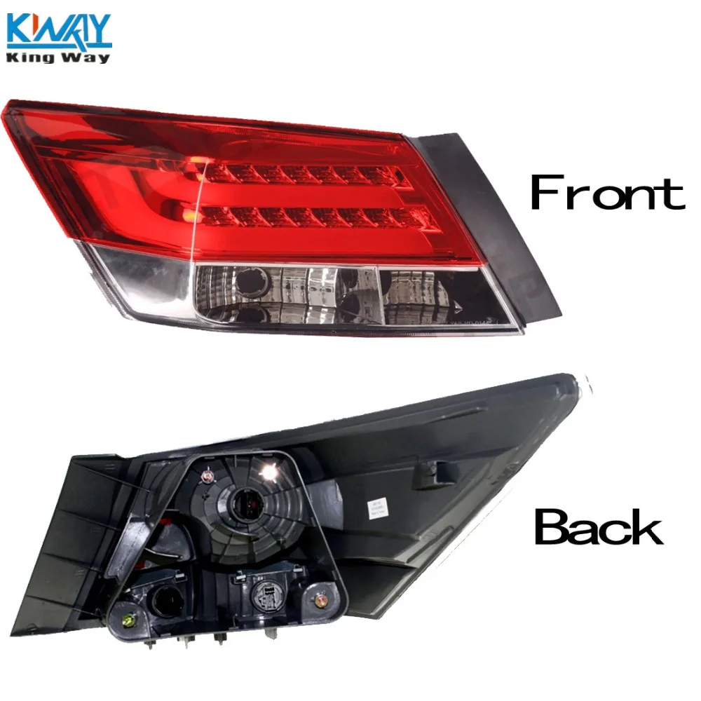 Задние светодиодные стоп сигналы KW для Honda Accord LH + RH Sedan 4 Door 2008 2012|light for|tail lightled tail