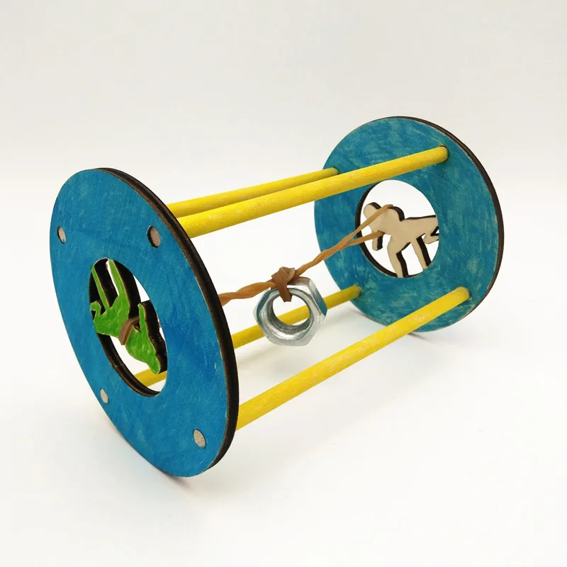 Happyxuan Science experit наборы для детей школьная физика обучение DIY Hooke роликовые