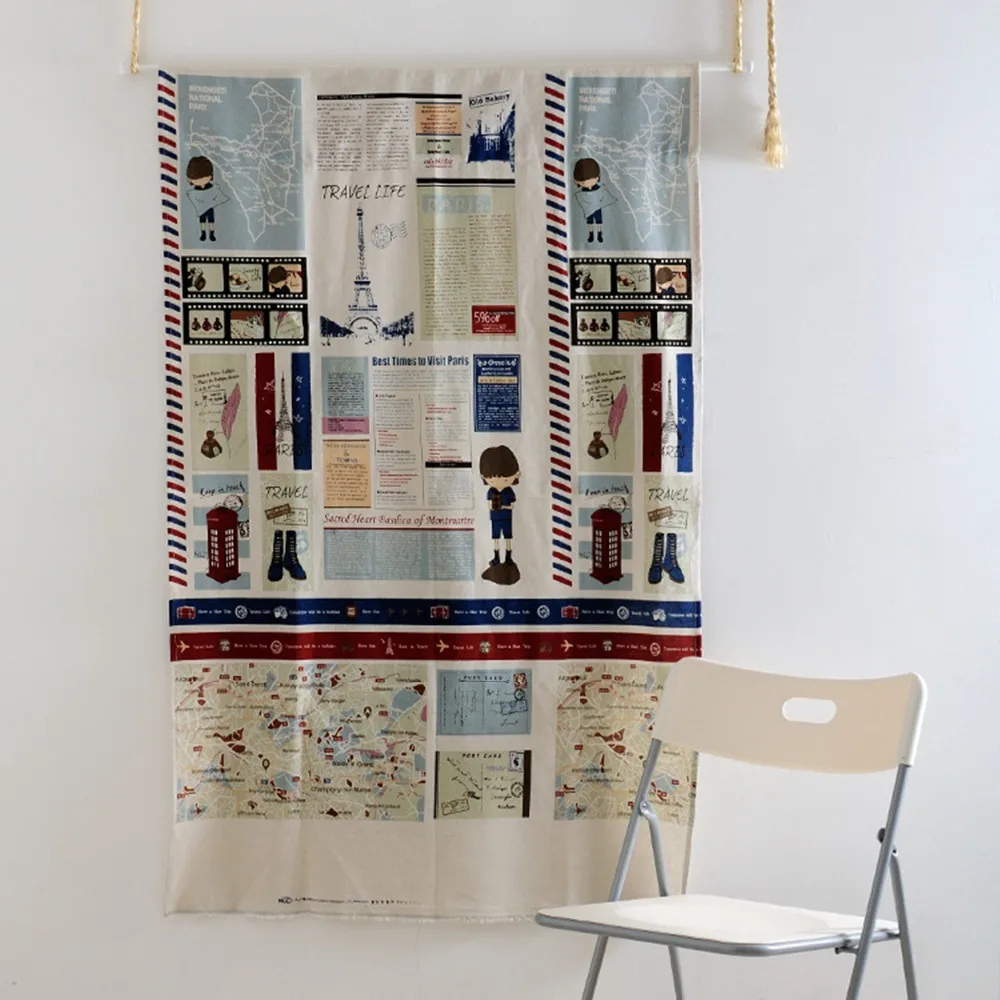 FUYA Современная занавеска для кухни в средиземноморском стиле Короткая кафе | Дом