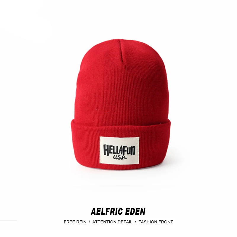 Aelfric Eden Beanies для мужчин разноцветные зимние шапочки HELLA FUN Man Женские теплые